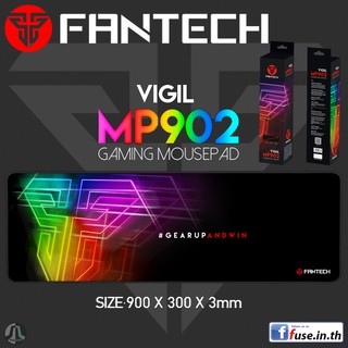 Fantech Gaming Mousepad รุ่น MP902 แผ่นรองเมาส์แบบสปีด สำหรับเล่นเกมส์ ขนาด 90 cm ด้านหลังแผ่นเป็นยางกันลื่น