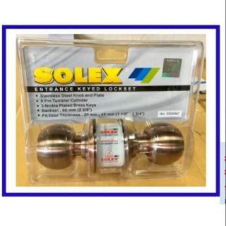 ลูกบิดประตู SOLEX รุ่น 5500AC สีรมดำ