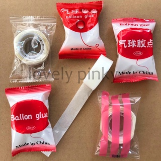 ✅พร้อมส่ง✅กาวติดลูกโป่ง กาวเจล 100 จุด เจลกาว ราคาถูก กาวตกแต่ง กาวลูกโป่ง กาวติดลูกโป่ง