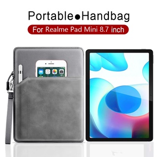 เคสกระเป๋า แบบนิ่ม มีซิป กันกระแทก สําหรับ Realme Pad Mini 8.7 นิ้ว 2022 Realme Pad Mini 2022