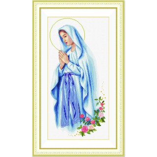 ชุดปักครอสติช พระแม่มารี (Virgin Mary Cross stitch kit)