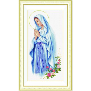 ชุดปักครอสติช พระแม่มารี (Virgin Mary Cross stitch kit)