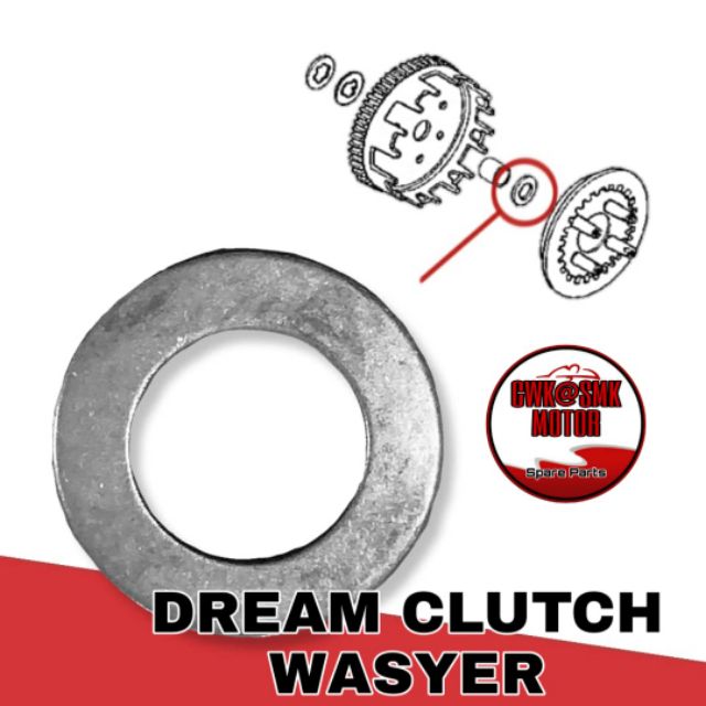WAVE100/EX5 DREAM CLUTCH WASYER(90403-HA0-000)