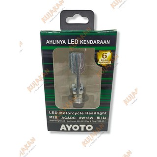 ไฟ Led รถจักรยานยนต์ Ayoto M2B H6 AC &amp; DC มอเตอร์เป็ด &amp; Matic Universal Beat Vario Mio Next Supra Ex TYTO