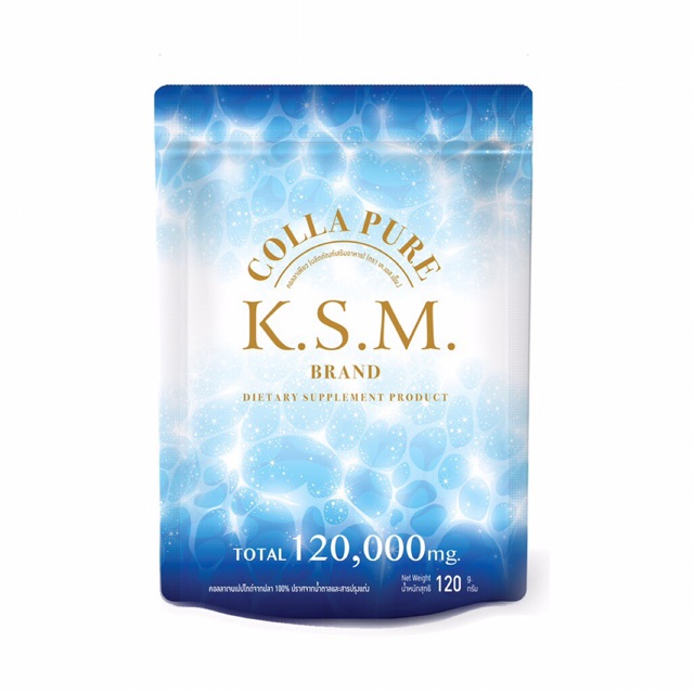 คอลลาเจน-คอลลาเพียว ตรา เคเอสเอ็ม (Collapure KSM Brand) จำนวน 1 ซอง