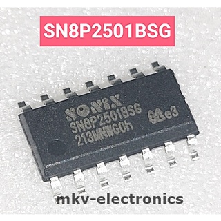 (1ตัว) SN8P2501BSG , SOP-14 , SONiX , 8-Bit Micro-Controller (รหัสสินค้า M02435)