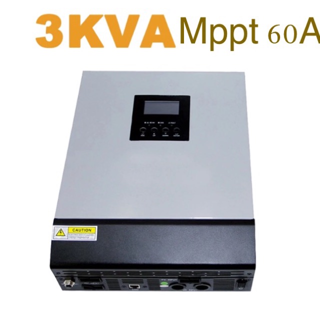 Hybrid inverter 3KVA 60A 24VDC 220VAC MPPT