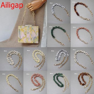 Ailigap ใหม่ กระเป๋าสะพายไหล่ สายโซ่ อะคริลิค แฮนด์เมด เข้ากับทุกการแต่งกาย สไตล์เรโทร แฟชั่นสําหรับผู้หญิง