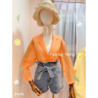 🧡Summer Coat ☀️ เสื้อคลุมแขนยาว Freesize