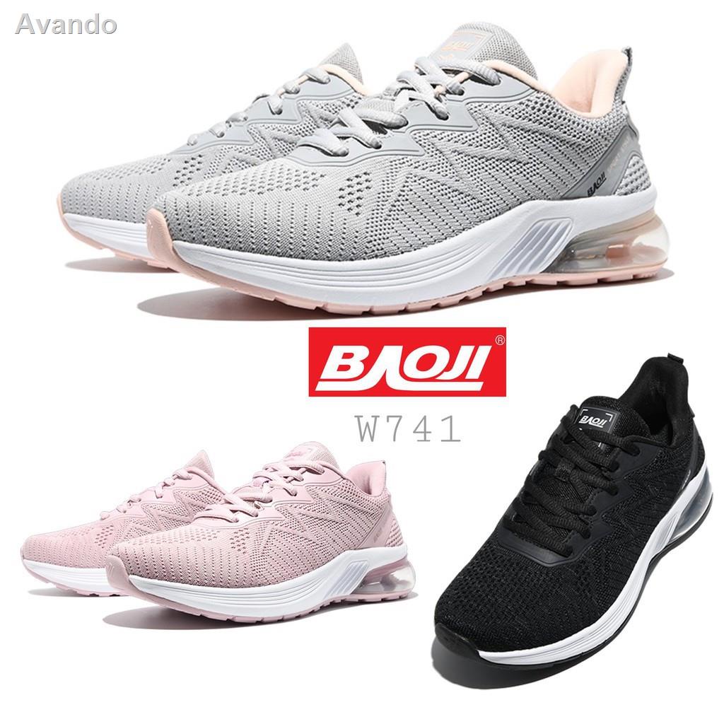 ☜✥¤♠Air Max​ 741 วอคกิ้ง-จ๊อกกิ้ง พร้อมส่ง ออกกำลังกาย ใส่ทำงาน​ เที่ยวเล่น BJW741 ดำ​ ครีม​ ชมพู​ เ