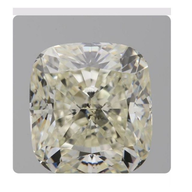 เพชรขาว 3.01 กะรัต M color SI2