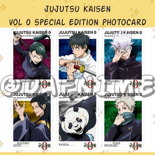 การ์ดรูปภาพอนิเมะ Jujutsu KAISEN Vol0Special EDITION