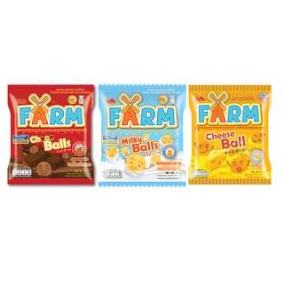 ๋Joto Farm โจโต้ ฟาร์ม ขนมอบกรอบ 3 รสชาติ 12 กรัม ยกแพ็ค แพ็คละ 12 ห่อ