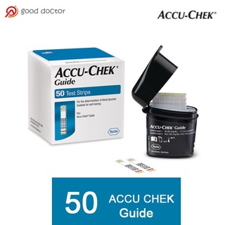 (หมดอายุ: ตุลาคม 2024) ACCU CHEK GUIDE TEST STRIPS 50/100 แผ่น ACCUCHEK - พร้อมส่ง