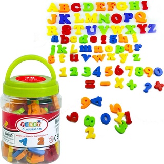 78pcs /set Learning Toy Fridge Magnetic Alphabet Letters Magnets Xmas Numbers Gift