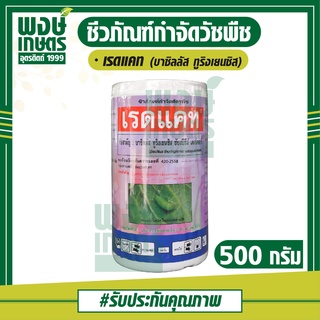 เรดแคท แบคทีเรียบาซิลลัส ทุริงเยนซีส 500 กรัม  (Bacillus thuringiensis var.kurstaki)  พงษ์เกษตรอุตรดิตถ์