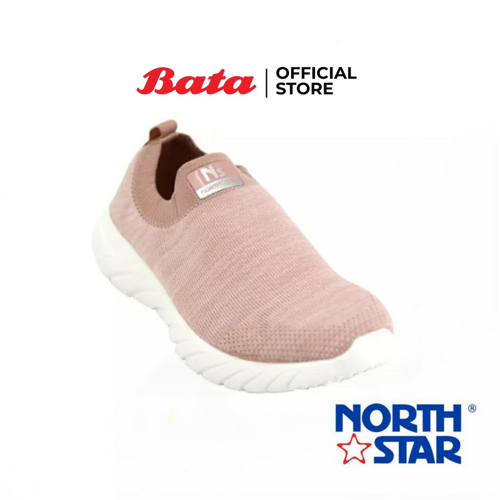 Bata NORTHSTAR LADIES รองเท้ากีฬา รองเท้าผ้าใบ ลำลอง แบบสวม สีชมพู รหัส 5595144