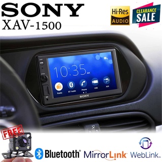 วิทยุติดรถยนต์ เครื่องเสียงติดรถยนต์ 2 DIN จอติดรถยนต์ 7 นิ่ว SONY XAV 1500 พร้อมกล้องถอยหลัง รับประกันศูนย์ไทย 2 ปีเต็ม