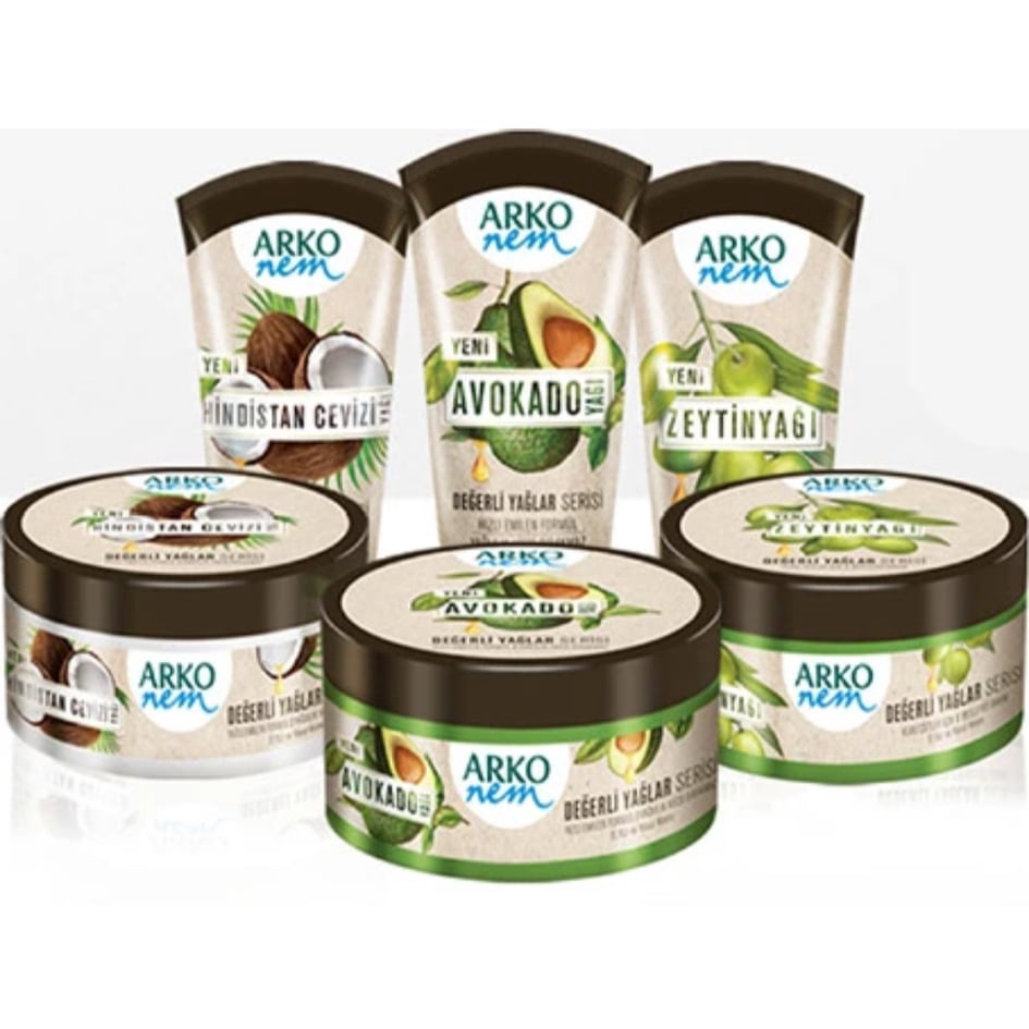 ครีมทาผิว ครีมทามือ Arko Nem Oil Cream for Body Face & Hand Care แบรนด์ Arko Nem (พร้อมจัดส่ง)