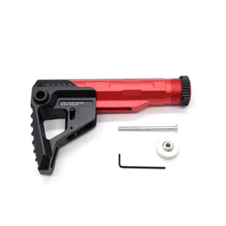 [สินค้าส่งจากไทย] พานท้าย SI สำหรับปืu m4. ระบบไฟฟ้า. ตัวท้ายทำจาก อลูมิเนียม งานcnc สามารถปรับได้