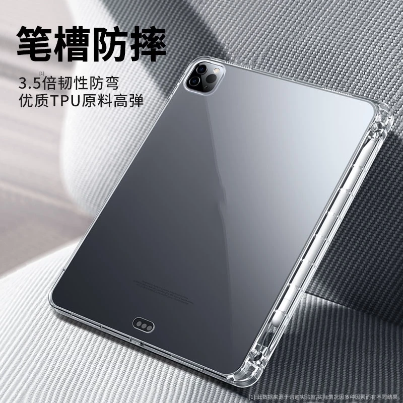 002 เคส TPUใสกันกระแทก สำหรับ iPAD Gen10/mini123 45/Air 1/2 ไอแพด 9.7 Gen 7/8/9 10.2 Pro 2020 Air4/5/6/7/8 10.9 2026