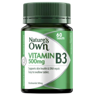 NATURES OWN Vitamin B3 500mg 60 Tablets วิตามิน B3 บำรุงผิว