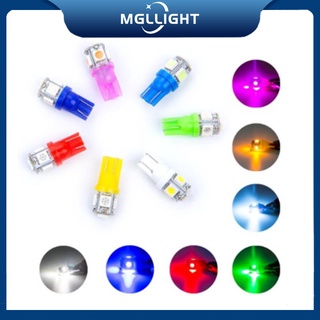 MGLLIGHT T10 หลอดไฟ Led 5 Smd 5050 Led 194 168 W5W Led สําหรับติดป้ายทะเบียนรถยนต์ 1 ชิ้น