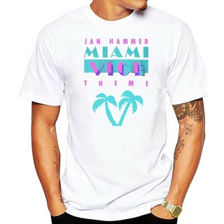 [COD]เสื้อยืด ผ้าฝ้าย พิมพ์ลาย Jan Hammer Miami Vice Theme 80s ไซซ์ S-3XL แฟชั่นฤดูร้อน สําหรับผู้ชาย 2022S-5XL