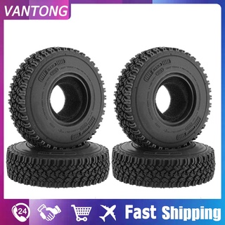 【Hot】4Pcs 1.55" Soft Rubber Wheel Tires 1.55 Inch Tyre AX-1020 For RC Crawler Car