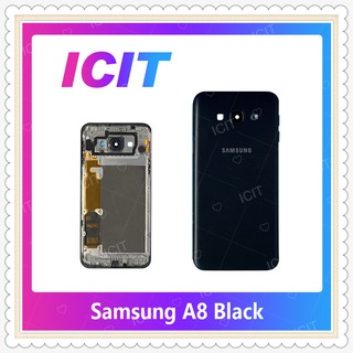 Body Samsung A8 2015/A8/A800 อะไหล่บอดี้ เคสกลางพร้อมฝาหลัง Body อะไหล่มือถือ ICIT-Display