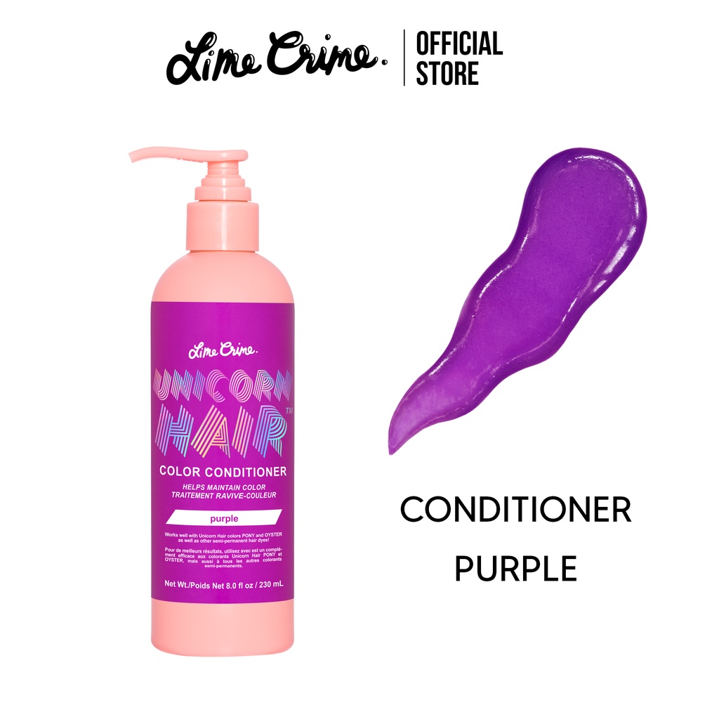 (ส่งฟรี) Lime Crime Unicorn Hair Color Shampoo สี Blue แชมพู สำหรับผมทำ