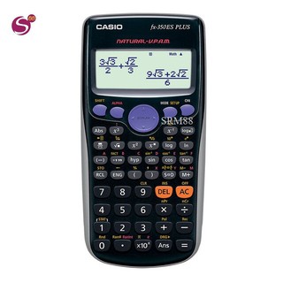 CASIO เครื่องคิดเลขวิทยาศาสตร์ สีดำ  FX-350ES PLUS (สินค้าที่สั้งซื้อสามารถขอออกใบกำกับภาษี7%ได้)