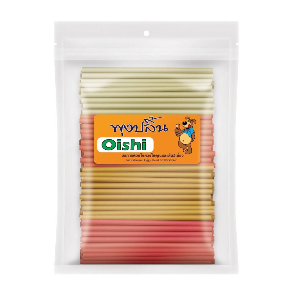 โออิชิ(oishi) สแนค  500กรัม ขนมขัดฟันสุนัข