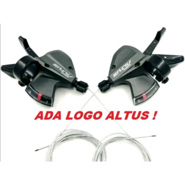 Shifter 9 27 ความเร็ว SHIMANO altus m370 ซ้ายขวาจักรยานเกียร์ Shifter คู่ MTB RB 9speed m 370