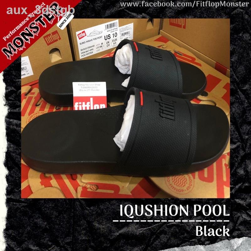 ▤Fitflop IQUSHION Pool Slides / Black (แท้ 100%)