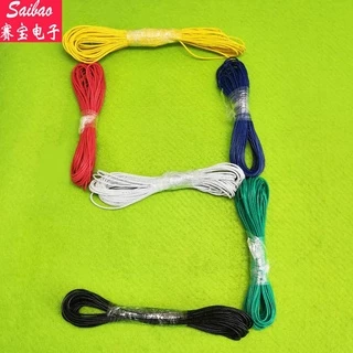 [10m Price] สายไฟอิเล็กทรอนิกส์ UL1007-24awg หลากสี 80℃ลวดทองแดง เบอร์ 300v ลวดตะกั่ว 24 เส้น