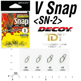 DECOY SN-2 V SNAP #0-3 สแนปงานเหยื่อปลอม ญี่ปุ่นแท้ 100%