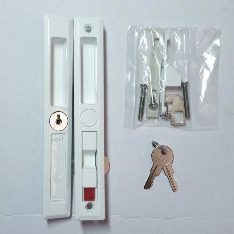 มือจับฝังบานเลื่อน COLT ประตูกระจกขอบอลูมิเนียม CH267-11-2A