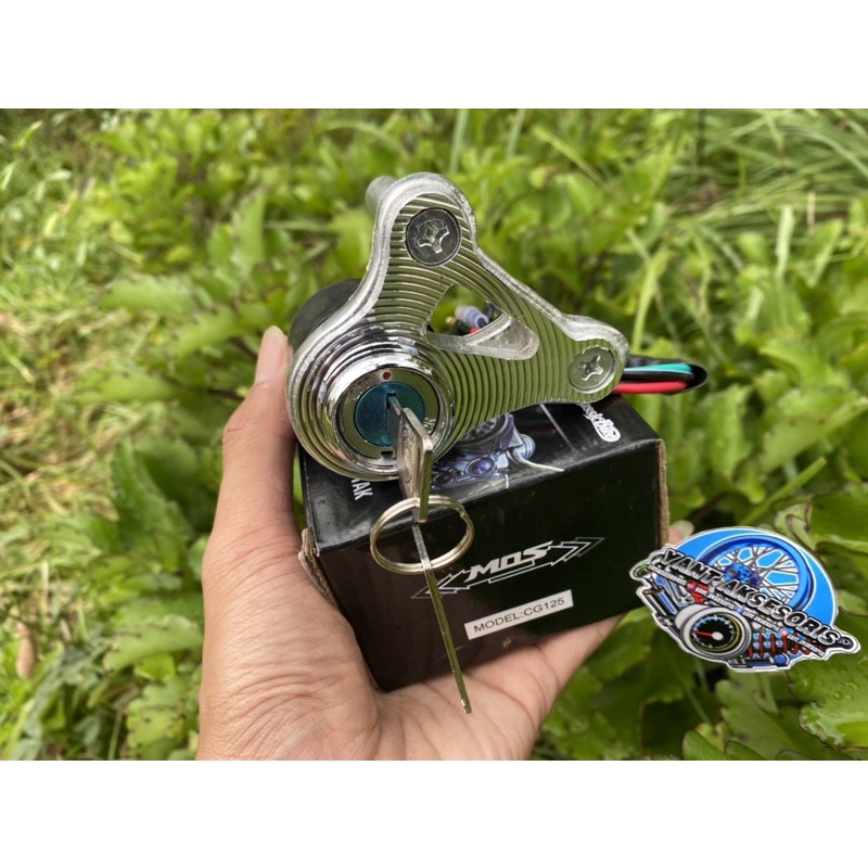 CB CG 125 GL 4 ชุดกุญแจจุดระเบิดสายนําเข้า, Chrome Mount Pangkon