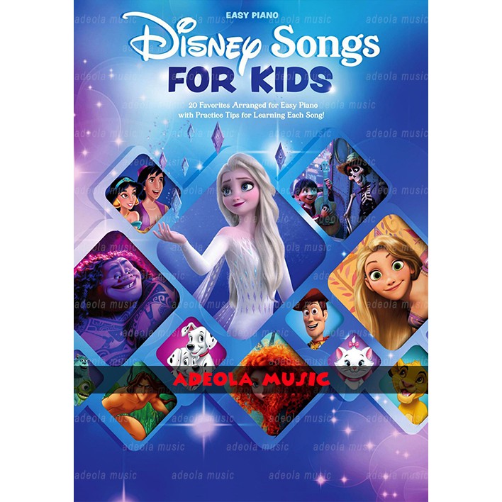 หนังสือเปียโนเด็ก / (PD-9) Disney SONGS FOR KIDS / หนังสือเปียโนดิสนีย์