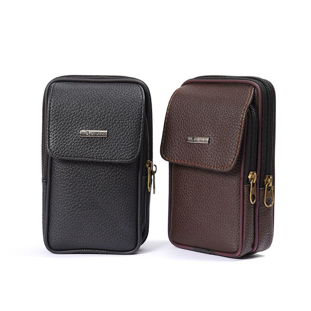 Osier1 กระเป๋าคาดเอว หนัง PU ใบเล็ก ใส่โทรศัพท์ได้ เหมาะกับการเดินทาง สําหรับผู้ชาย และผู้หญิง