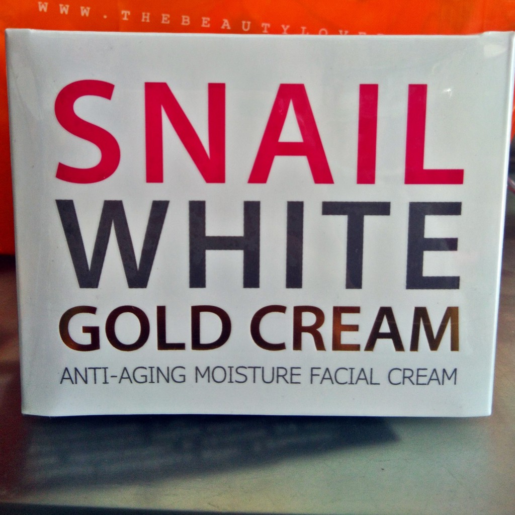 snail white gold cream 50 g royal thai herb