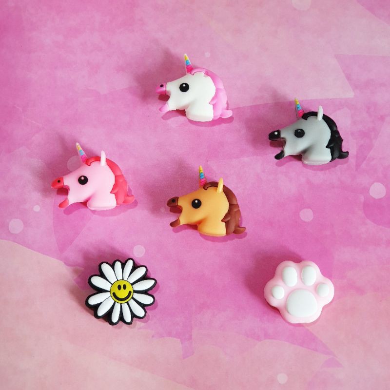 Cable Bite Unicorn ตัวถนอมสายชาร์จ ยูนิคอร์น ม้าโพนี่