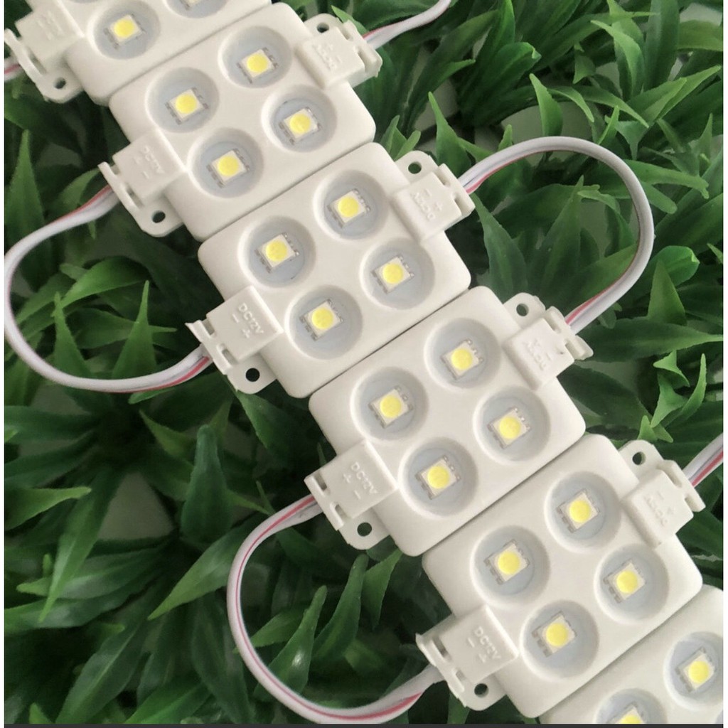 ไฟ Led โมดูล 5730 IP67 12Vไฟเน้นงานป้าย (Led Module) สีขาวและวอม(1แผงละ 20 อัน)