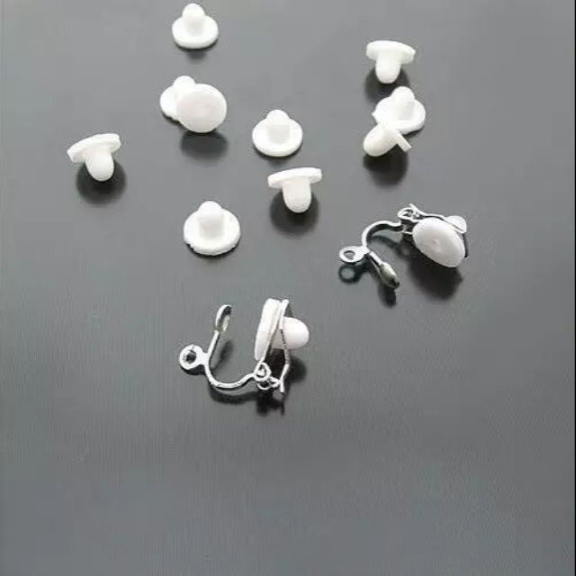 ยางรองหนีบกันเจ็บสีขาวพร้อมส่ง