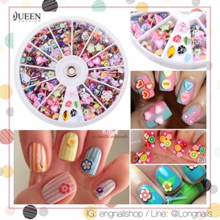 ฟีโม่ โบว์ ดอกไม้ 3d แต่งเล็บ opi essie orly zoya