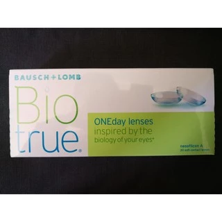 Bausch&Lomb บอชแอนด์ลอมบ์ Biotrue ONE-DAY คอนแทคเลนส์ใส รายวัน (30ข้าง/กล่อง) *โปรลอกฝา*