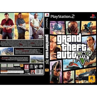 แผ่นเกมส์ PS2 Grand Theft Auto V   คุณภาพ ส่งไว (DVD)