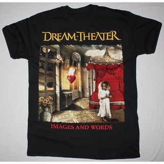 เสื้อยืดพิมพ์ลาย dream Theater images and Words สำหรับผู้ชาย