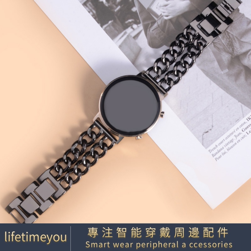 Xiaoxiangfeng สายนาฬิกาข้อมือโลหะ แบบเปลี่ยน สําหรับ Samsung active Mild Youth Xiaomi Huami Amazfit 20 มม. 22 มม.